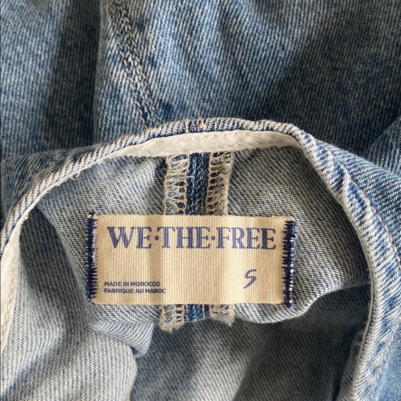 NWOT We The Free High Roller Denim Jumpsuit - Picture 7 of 7